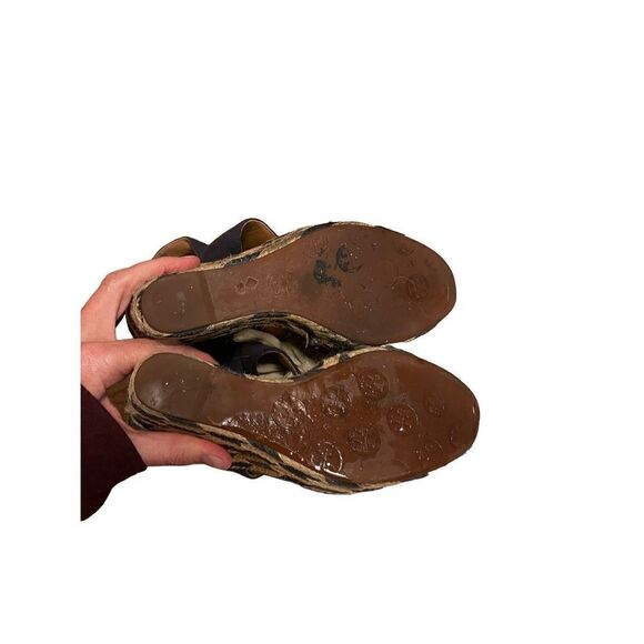 Tory Burch Navy Espadrilles - 6 - Picture 6 of 9